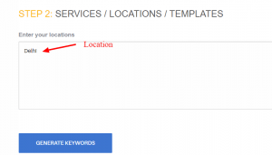 Bulk Keyword step 2