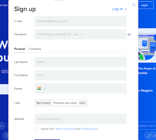 serpzilla-signup-form