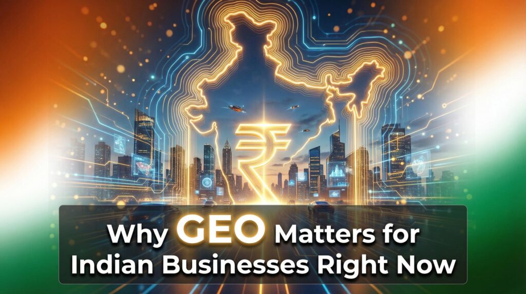 Why GEO Matters for Indian Businesses Right Now