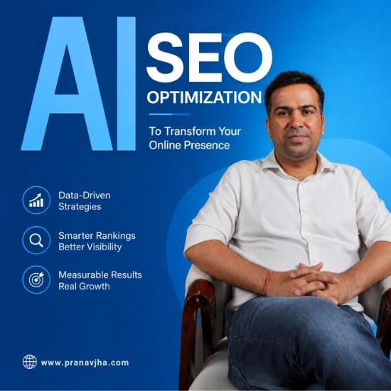 pranav jha, ai seo expert in india