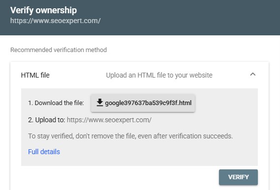 Verify Ownership